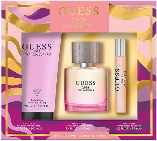 Guess 1981 Los Angeles Дамски Комплект с Лосион за Тяло