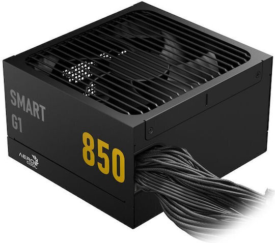 Aerocool Smart G1 850W Черно Захранващо Блокче За Компютър Пълен Модул 80 Plus Gold