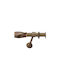 Demo Systems Metallische Vorhangstange Einzeln 250cm Bronze
