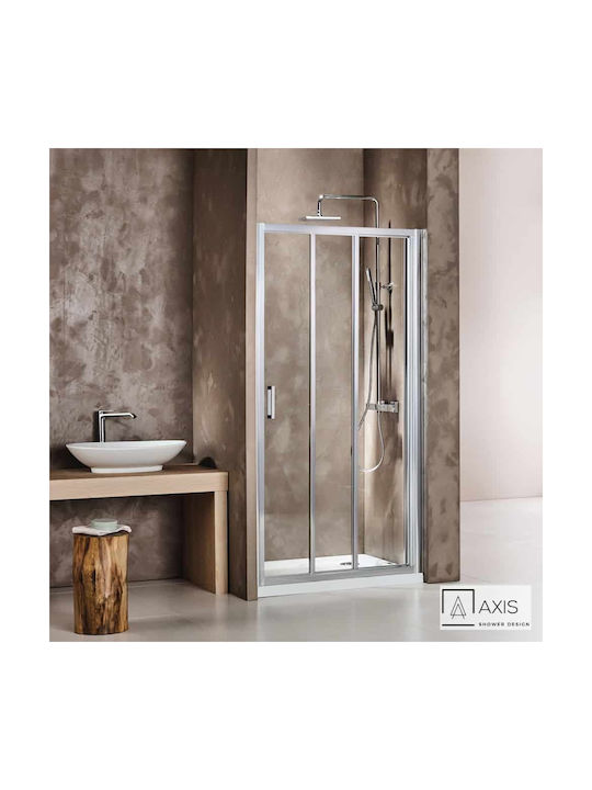 Devon Fixed Side for Shower 137-141x185cm Clear Glass