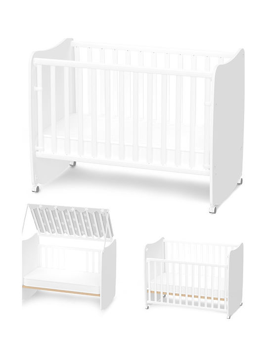 Lorelli Babybett Weiß mit Matratze 60x120cm