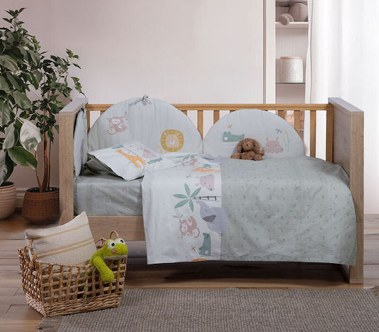 Nef-Nef Homeware Set Savana Green 120x170cm