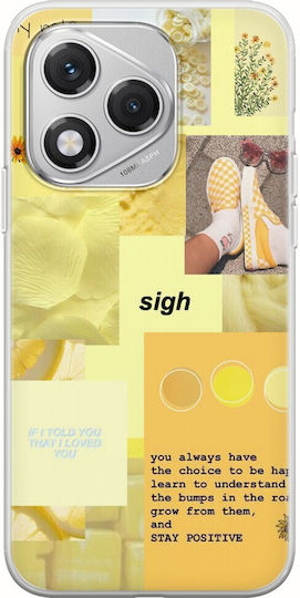 Aesthetic Yellow Honor 400 Lite 5g Flexible TPU Transparent Silicone