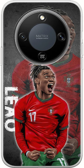 Euro 2024 Rafael Leao Honor Magic8 Lite 5g Flexible TPU Transparent Silicone