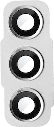 Clappio Rear Camera Lenses Galaxy S21 Fe Integrated Frame White