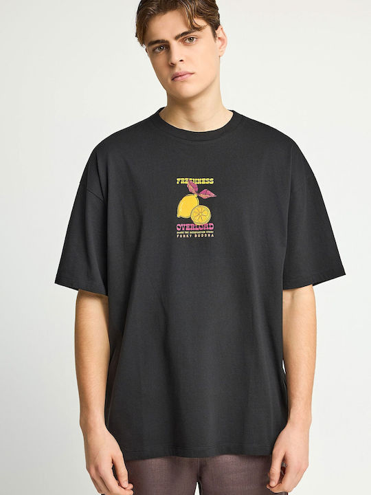 T-Shirt Schwarz FBM013-081-04-Black