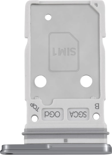 Clappio Резервна Двойна Nano SIM База Galaxy S25 Fe Черна