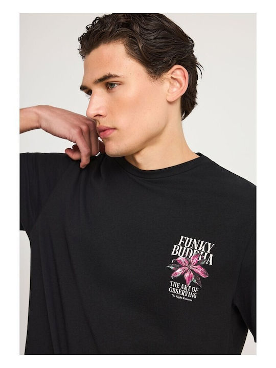 Funky Buddha T-shirt Μαύρο