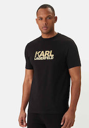 Karl Lagerfeld T-shirt Black Gold Karl Lagerfeld T-shirt Black Gold