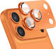 Avizar Camera Lens Protection Iphone 17 Pro Monoblock Aluminum Frame Orange