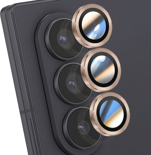 Enkay Kameraobjektivschutz Galaxy Z Fold 7 Dreifachlinse Gold