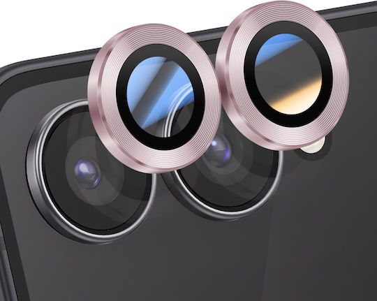 Enkay Camera Lens Protection Galaxy Z Flip 7 Dual Lens Pink