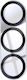 Avizar Camera Lens Protector Galaxy S25 Fe In Tempered Glass Transparent Black