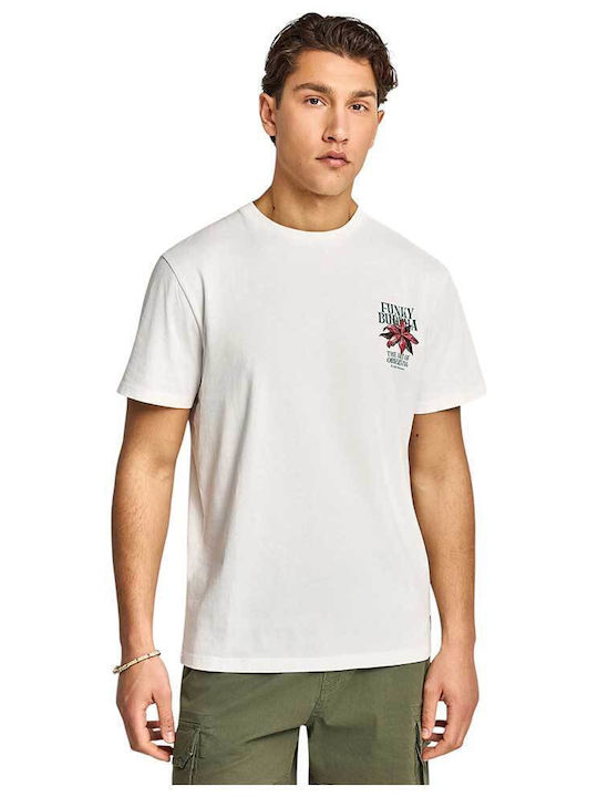 Funky Buddha T-shirt Λευκό