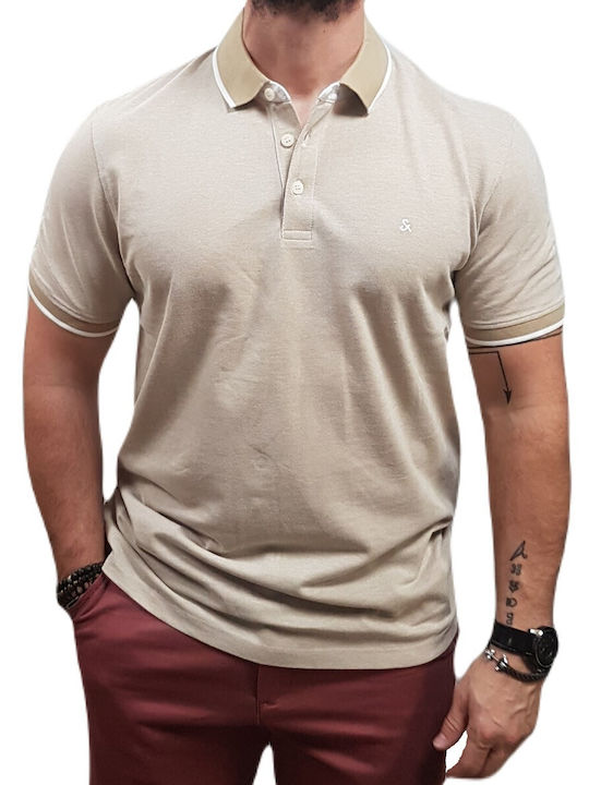 Jack & Jones Polo Bluză Cu Mânecă Scurtă Crockery