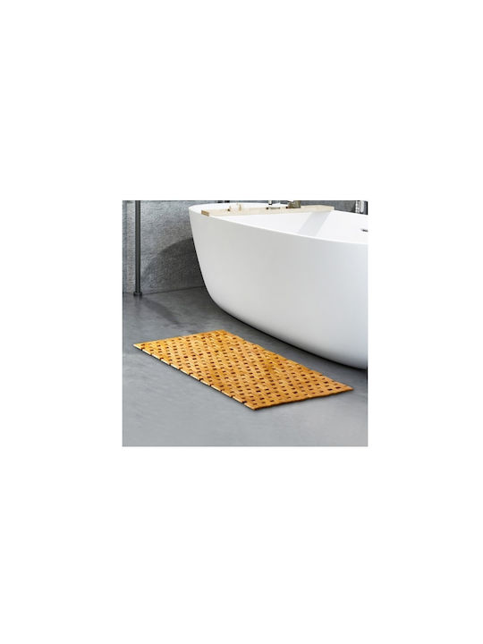 Covoraș Antiderapant De Baie Din Lemn ZR1FA03QWS96 Maro 60x40 cm
