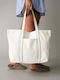 Courtside Large Tote Westford Mill W952 Soft White Caramel