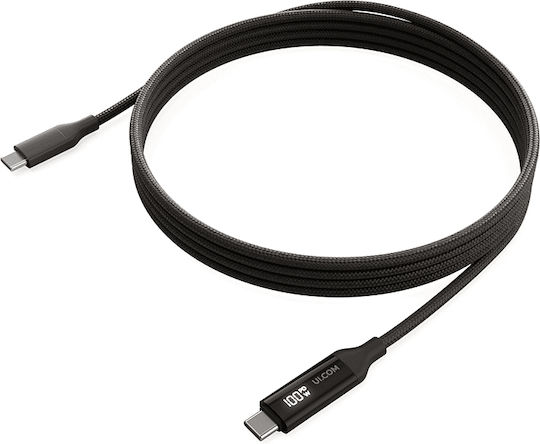 Ubiquiti Cablu USB 2.0 USB-C tată - USB-C 100W PD Negru 2 m UACC-Cable-USB-100W-2M-BK