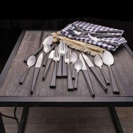 Tognana Set De Tacâmuri Din Oțel Inoxidabil Maro 24 Bucăți