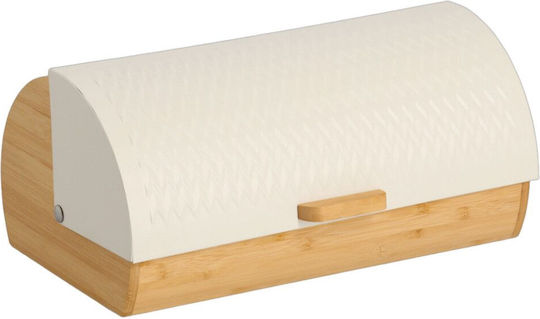 Zeller Cutie de Pâine cu Capac din Bambus Maro 36x21x17cm