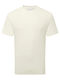 Fruit of the Loom Ανδρικό Διαφημιστικό T-shirt Κοντομάνικο Natural