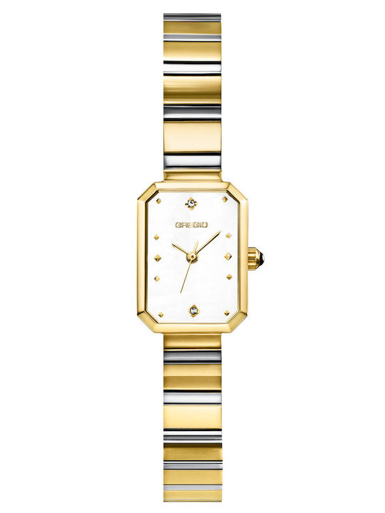 Gregio Womens Watch Battery with Gold Metal Bracelet