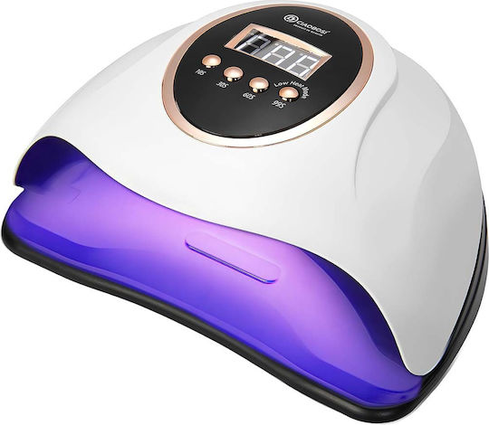 Avizar Lampă Uscare Unghii UV LED 20W Ecran 4 Niveluri Temporizator Alb Negru