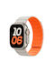 Watchband Hoco Wa39 Flex Series 44 45 46 49mm Silicone Strap Apple Watch Series 1 2 3 4 5 6 7 8 9 SE Ultra1 Ultra2 Beige Orange
