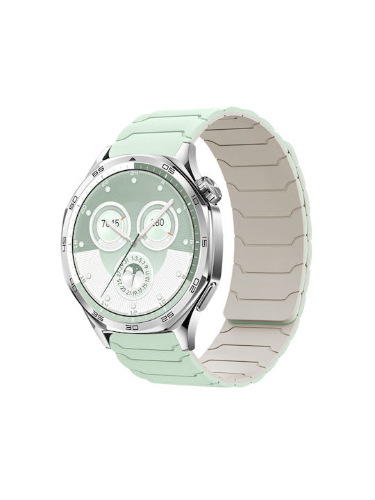 Watchband Hoco Wh21 Flexible Silicone Magnetic Samsung Huawei Xiaomi Vivo Oppo Etc 22mm Universal Light Lotus White