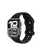 Watchband Hoco Wa38 Time Series 44 45 46 49mm Silicone Strap Apple Watch Series 1 2 3 4 5 6 7 8 9 SE Ultra1 Ultra2 Black