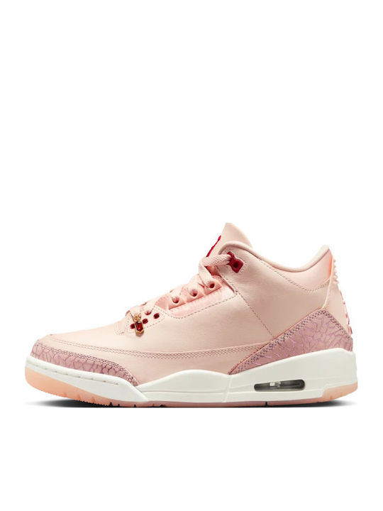Air  3 Retro Valentine's Day Treat Yourself 2025 Women's Pink Sneakers
