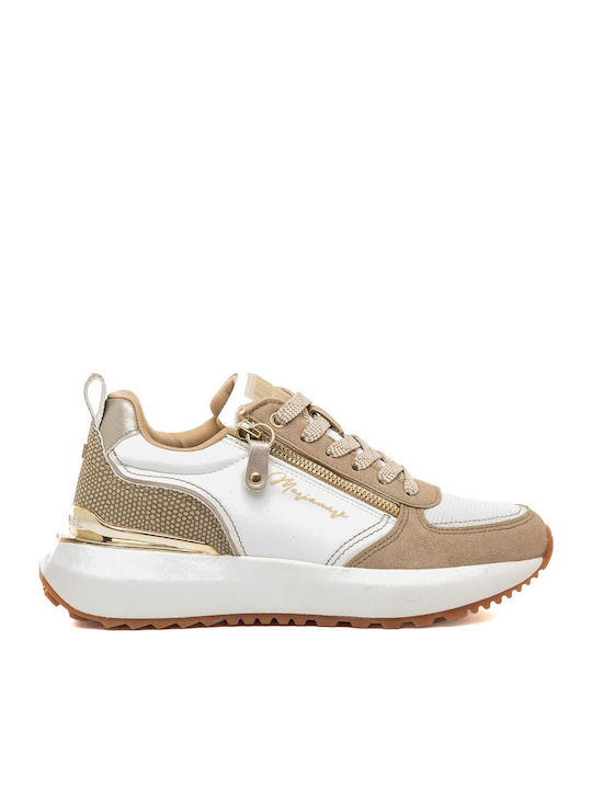 Damen Sneakers Beige