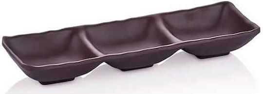 Raki Dreistöckiger Dessert Turm Ständer & Tabletts aus Porzellan Braune P26,5xL26,5xH26,5cm