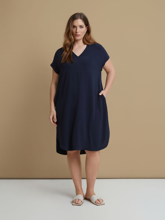 Rochie De Vară Midi Albastră