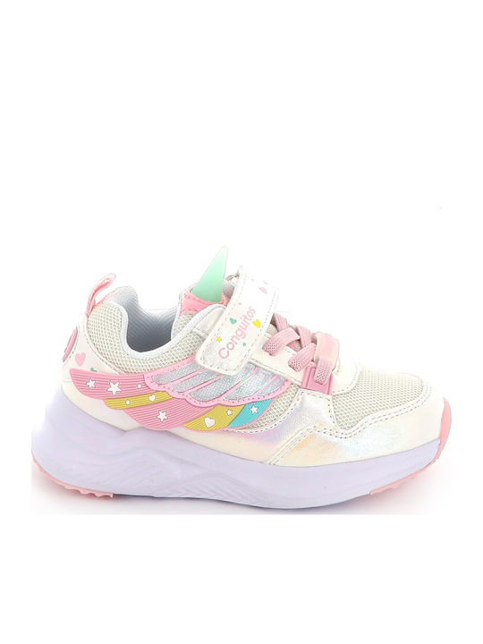 Παιδικά Sneakers με Φωτάκια Λευκά