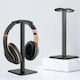 Suport Pentru Căști On-ear Zola Desktop Universal Aluminiu Silicon 10.5 X 10.5 X 23 Cm Negru