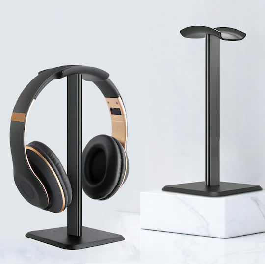 Suport Pentru Căști On-ear Zola Desktop Universal Aluminiu Silicon 10.5 X 10.5 X 23 Cm Negru