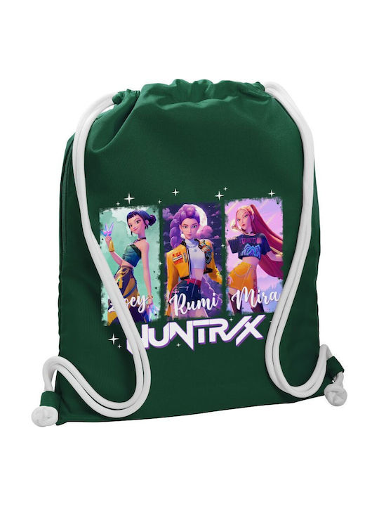 Koupakoupa K-pop Kids Bag Pouch Bag Green 48x40cm