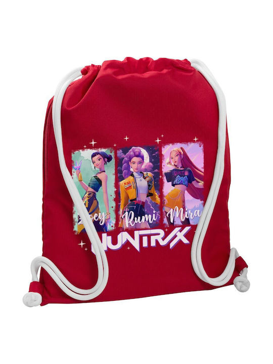 Koupakoupa K-pop Kids Bag Pouch Bag Red 48x40cm