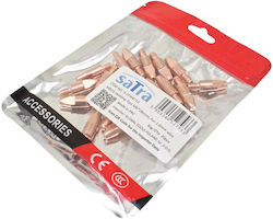 Satra Mig Mag M6x28mm Kontakt-Schneiddüse Set 1.0mm Mb25 Mb24 Mb36 20 Stück Satra Mig Mag M6x28mm Kontakt-Schneiddüse Set 1.0mm Mb25 Mb24 Mb36 20 Stück