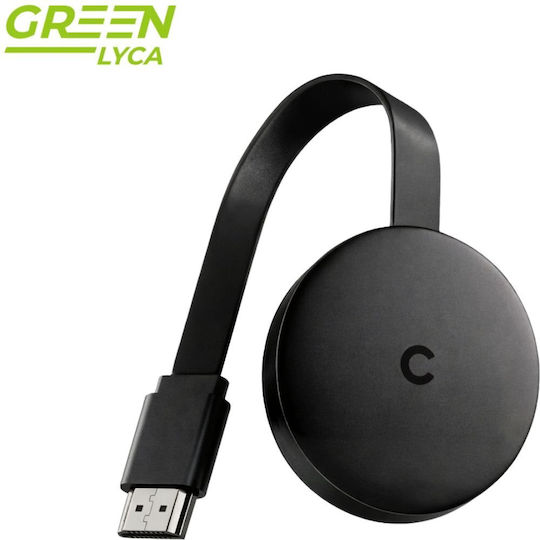 Green Lyca Ασύρματη Συσκευή Προβολής Screen Mirroring Τηλεοράσεις Projectors Gl69610