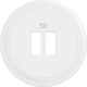 Celiane Plate 2 USB Socket White