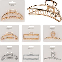 Metallische Haarspange Verschiedene Designs Gold Silber