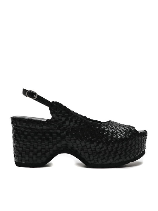 Women's Black Summer Platforms