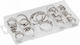 Set 40 Zinc-plated Steel 9mm Hose Clamps Hogert Ht8g512