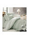 Oxford Home Double Cotton Satin Sheet Set Pistachio 240x260cm 4pcs