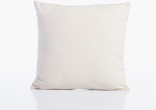 Nef-Nef Homeware Μαξιλάρι Καναπέ Build Ecru 45x45εκ.
