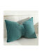 Melinen Sofa-Kissen Bow Petrol Blau 35x50cm