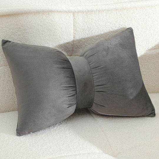 Melinen Μαξιλάρι Bow Grey 35x50εκ.