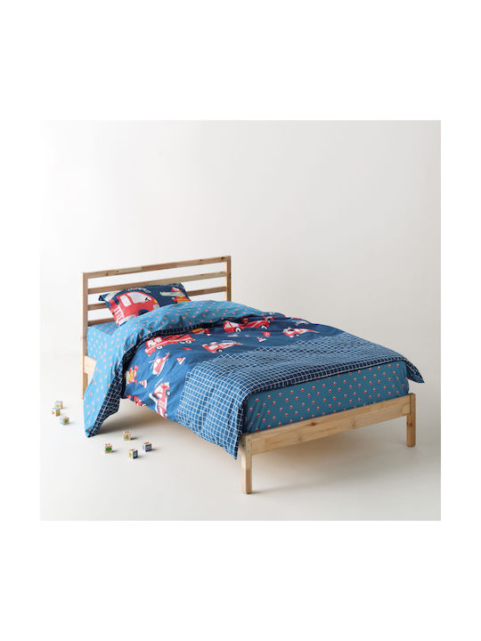Kentia Kids Duvet Cover Set Single with Pillowc...